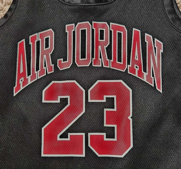 Air Jordan Black and Red Baby Romper - Picture 7 of 8